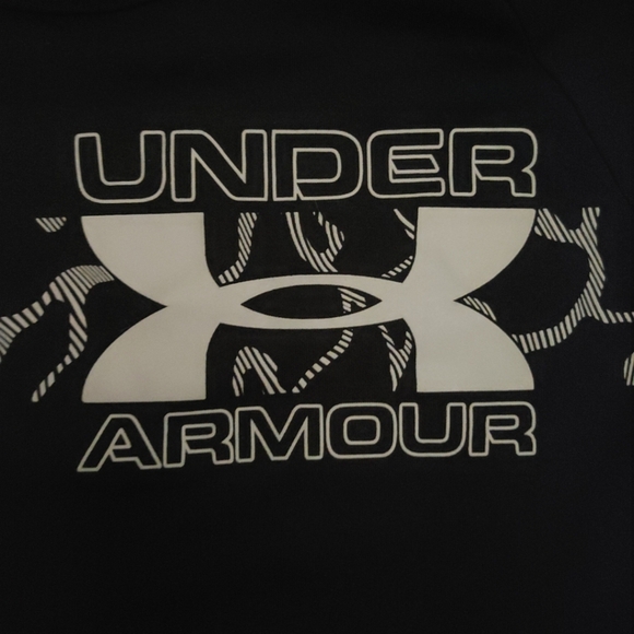 Under Armour 2.0 Tech Graphic Men's T-shirt Size Small Black Athletic Loose Fit - Picture 3 of 15